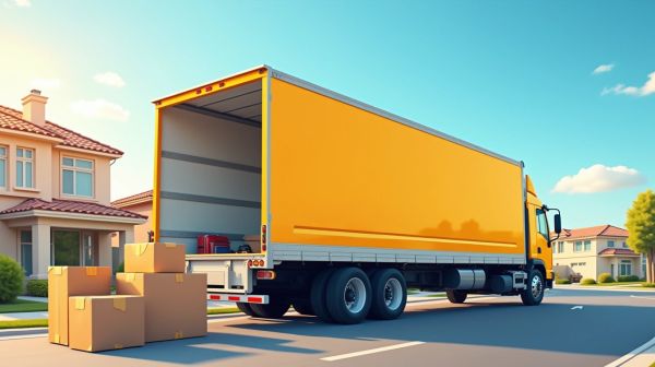 Louez un camion 20m3 avec hayon pour vos déménagements faciles